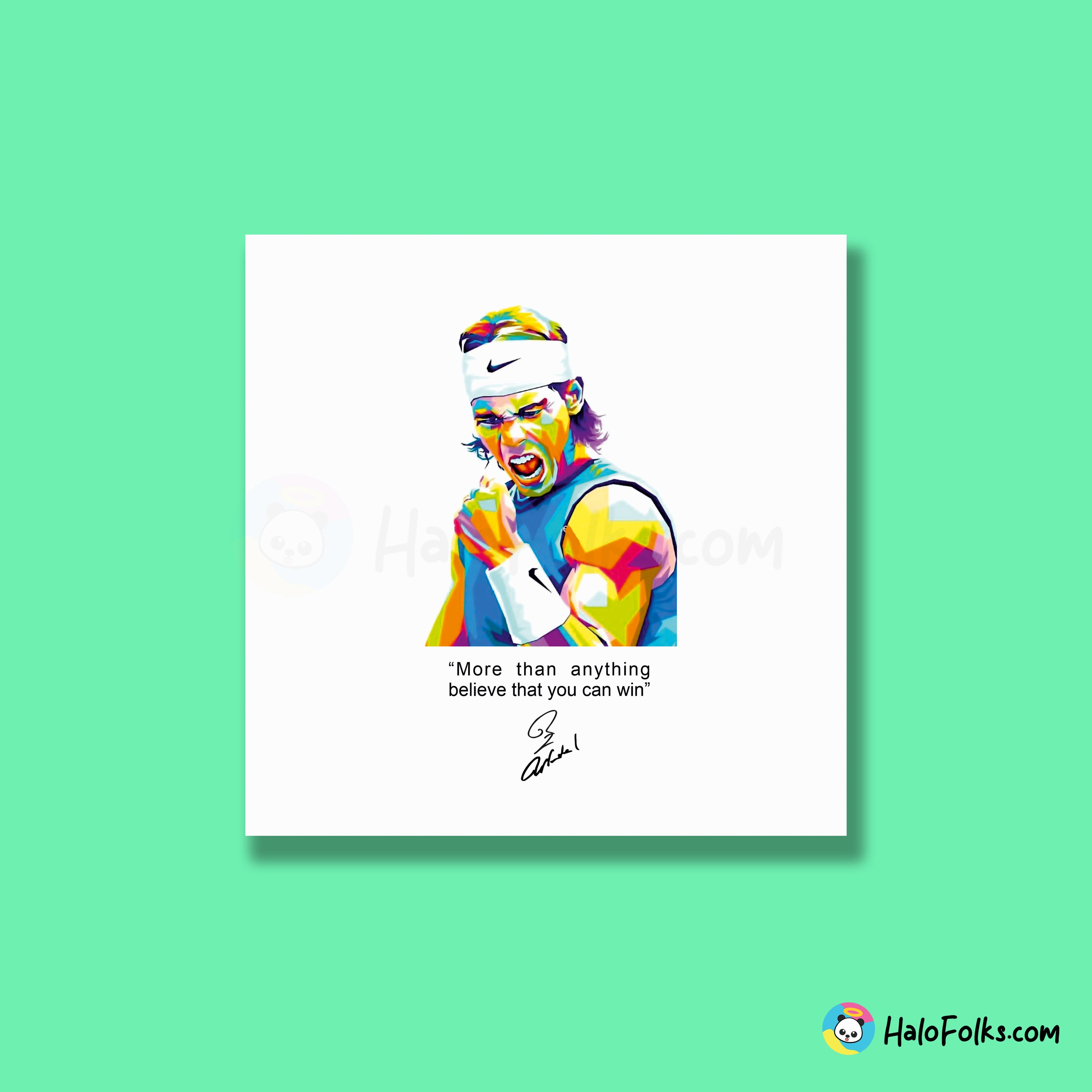 Rafael Nadal Canvas Print