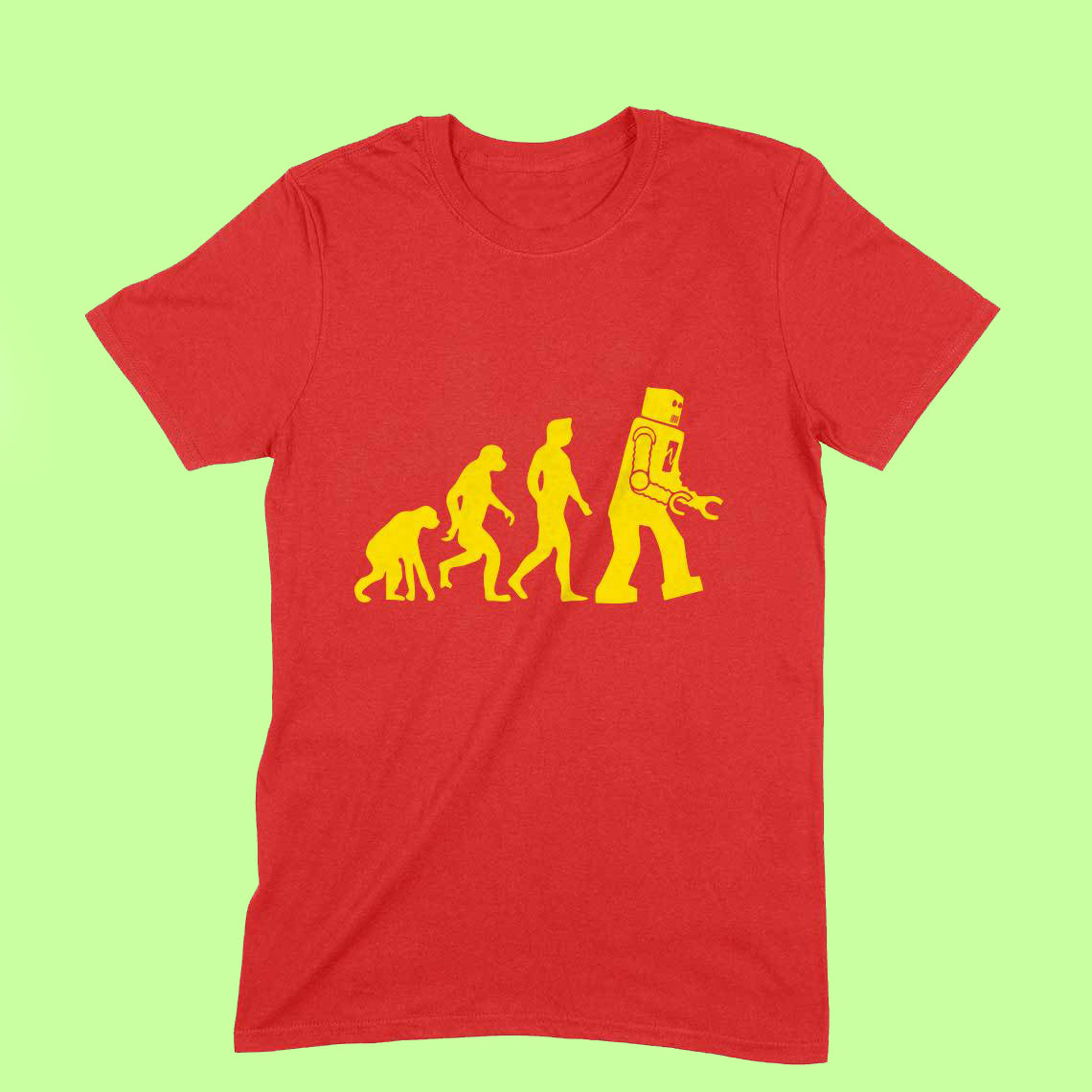Men - Red Robot Evolution - The Big Bang Theory