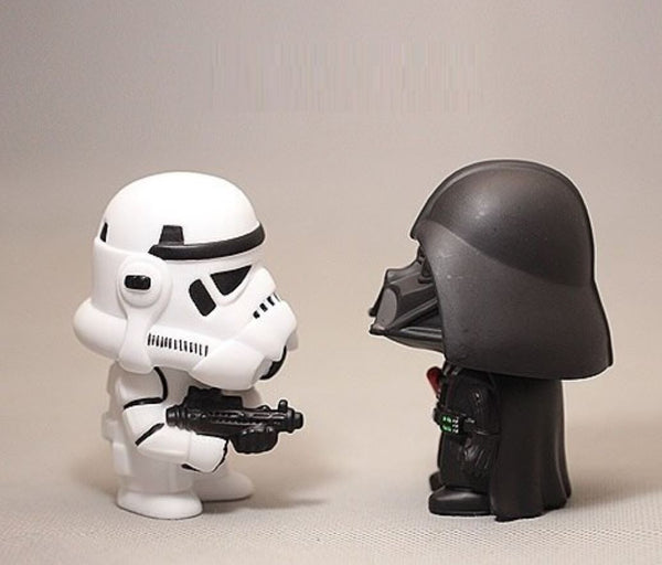 Darth Vader and Stormtrooper miniature