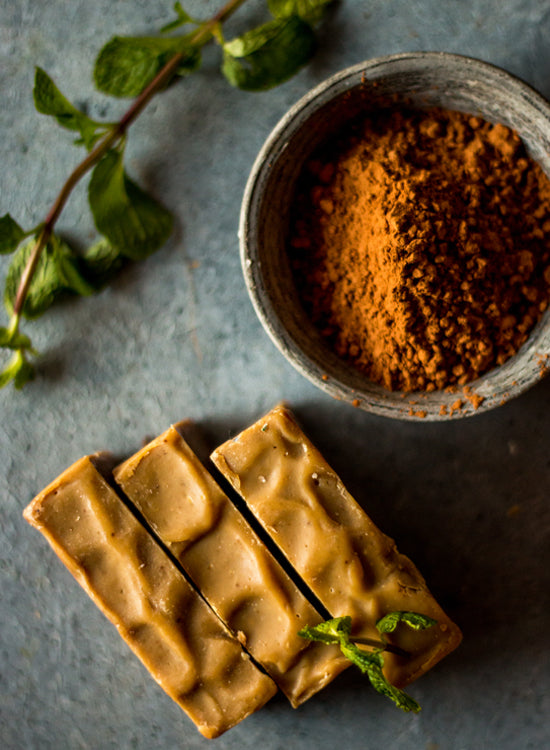 Chocolate Mint Soap with Cocoa Butter