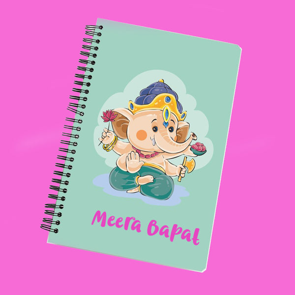 Ganesha Notebook - Customized Names (Contact Us)