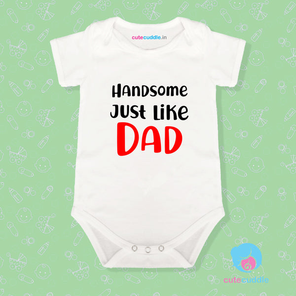 Customised Romper - Handsome like dad