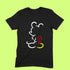 Men - Mickey Black T-shirt