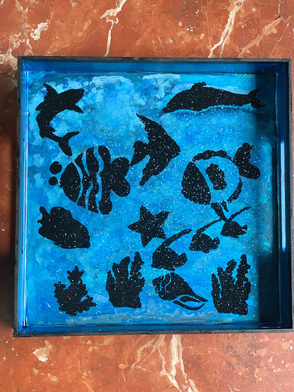 Marine theme tray