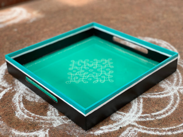 Traditional Neli Kolam tray