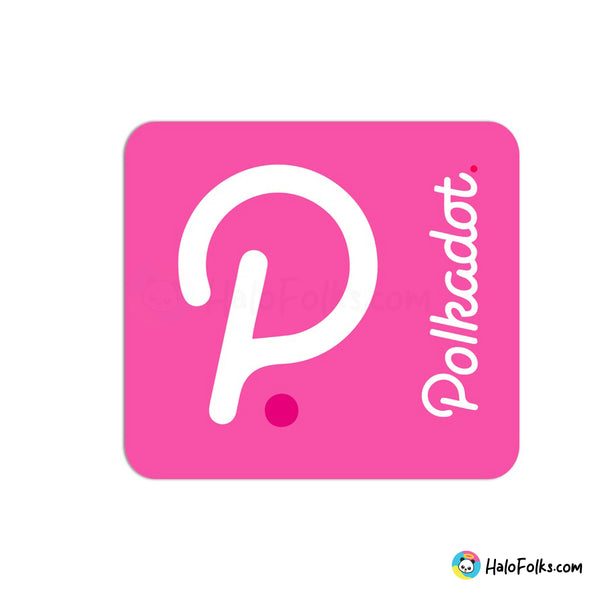 Polkadot Mouse Pad - Pink