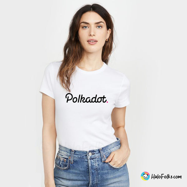 Women - Polkadot T-shirt - White