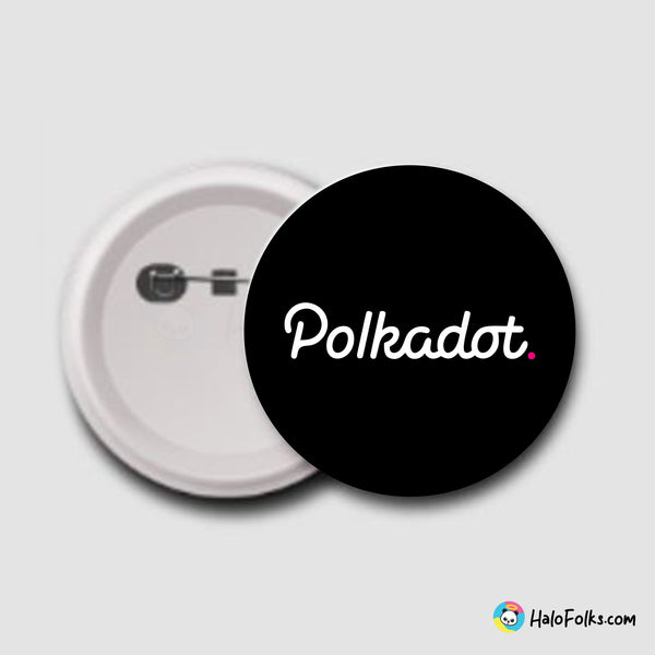 Polkadot Badge - Black