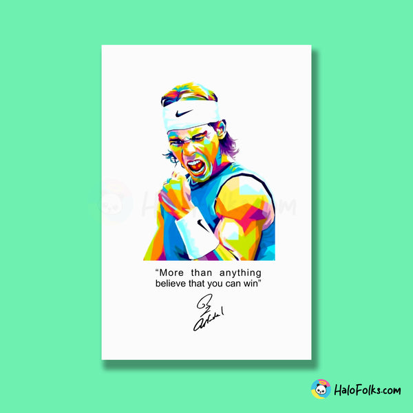 Rafael Nadal Canvas Print