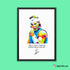 Rafael Nadal Poster - Black Framed A4 & A3 Sizes