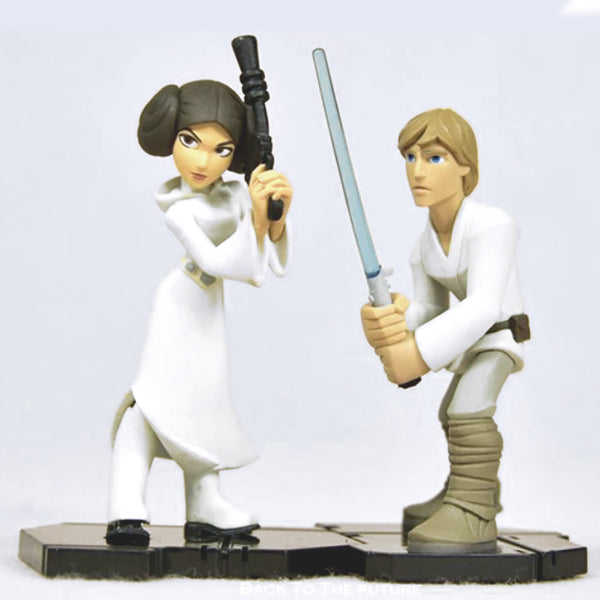 Star Wars - Luke Skywalker and Princess Leia Miniature