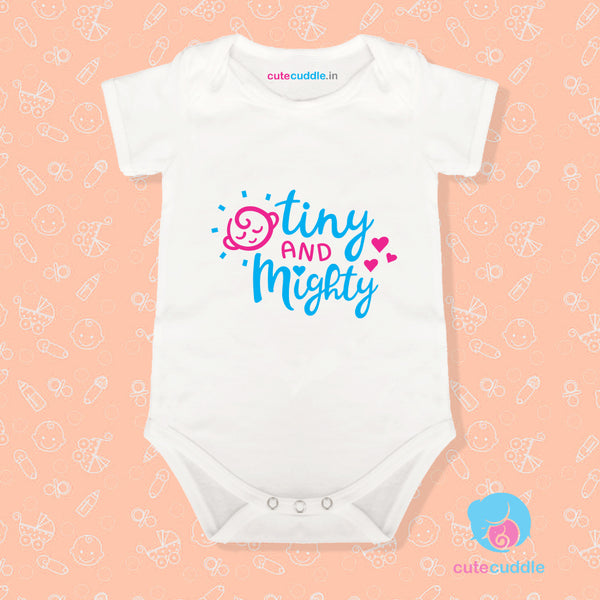 Customised Romper - Tiny And Mighty