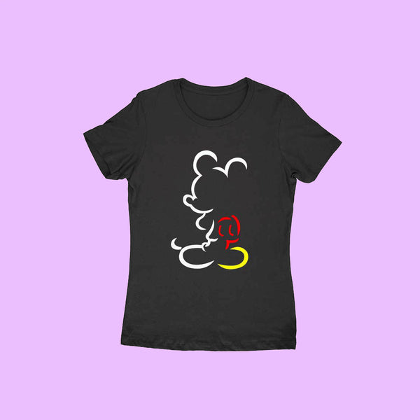 Women - Mickey Black T-Shirt