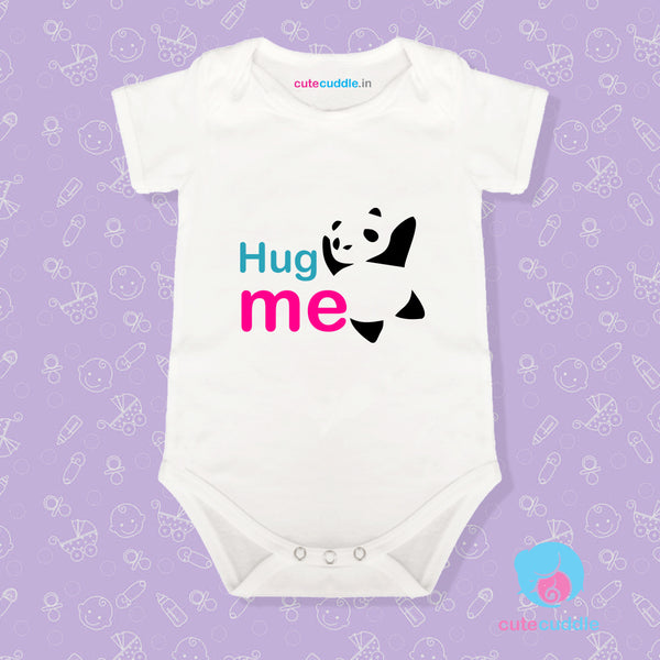 Customised Romper - Hug me Panda